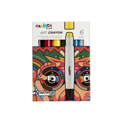 Carioca Plus Crayon 6 stk