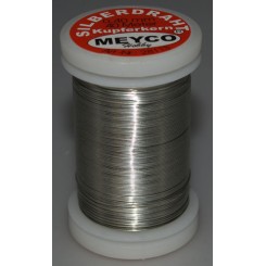 Metaltråd sølvfarvet 0,4 mm x 40 m