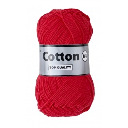 Cotton 8/4 fv. 044 Rød