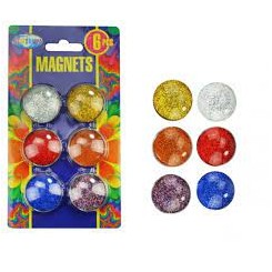 Pynte magneter glitter