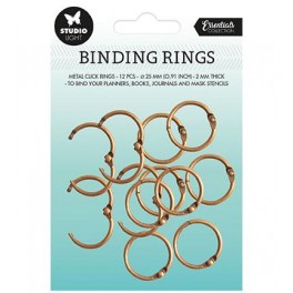 Binding rings Mørk guld Ø 25 mm