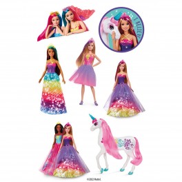 Stickers Barbie 3 ark  