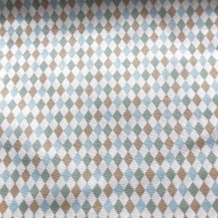 Harlekin m&oslash;nster pastel bl&aring; 