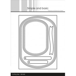 Rounded A6 Rectangles SBD458