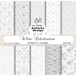 White Celebration 30 ark 15 x 15 cm