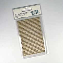 Halvperler 3 mm x 432 stk Guld