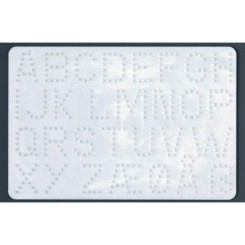 Hama stiftplade Bogstaver