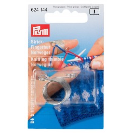 Strikke finger hut, 2 ringe