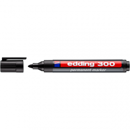 Edding 300 sort, 1,5 - 3 mm