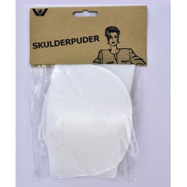 Skulderpuder Hvid D-form 