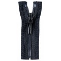 Kjole lynlås sort 60 cm , 0000 B