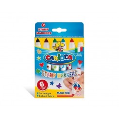 Carioca stamp markers 6 stk