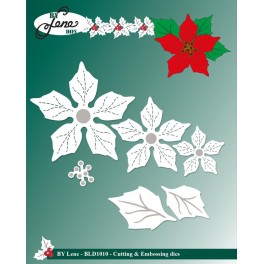By Lene dies 1010 Poinsettia