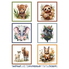 Animal baby design toppers