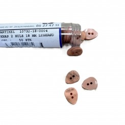 Knap 2 huls Lyser&oslash;d 18 mm