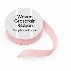 Grossgrain ribbon L. Pink 8 mmx10 m