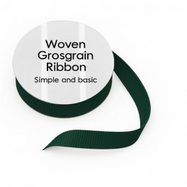 Grossgrain ribbon Dark Green