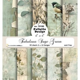Fabulous Sage Green 15 x 15 cm 