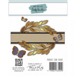 Made With Love Leafy Border dies