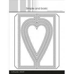 A6 Heartshaped Gatefold  SBD639