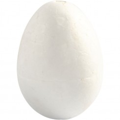 Styropor &aelig;g 7 cm Hvid