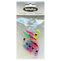 Craft Clips 10 stk , 27x 10 mm