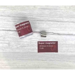 Super magneter 10 mm x 2 mm