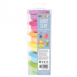 Light Clay Neon farver 6 stk