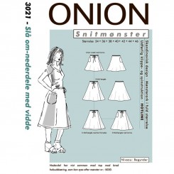 Onion m&oslash;nster 3021 Sl&aring; om Nederdel