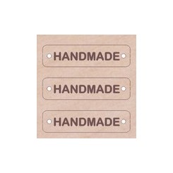 Label Handmade 3 mm tr&aelig;