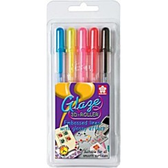 Glaze roller 5 stk. ass. farver