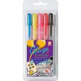 Glaze roller 5 stk. ass. farver