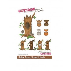 Hollow tree w/ Forest Friends