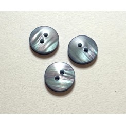 Knap Mellem lyse Bl&aring; 18 mm, 2 huls