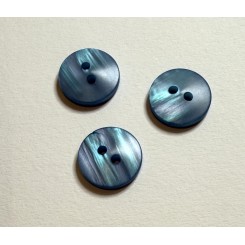 Knap Mellem Bl&aring; 15 mm, 2 huls