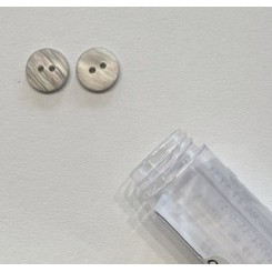 Knap Lysegr&aring; 15 mm, 2 huls