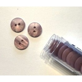 Knap Lilla 15 mm, 2 huls
