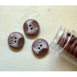 Knap Rosa meleret med m&oslash;nster