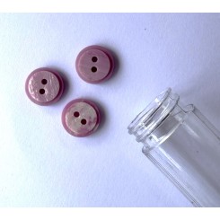 Knap 2 huls, Syren, 1 cm
