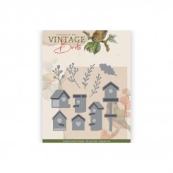 Birds houses dies Jeanine&acute;s art