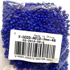 Glasperler 3 mm x 50 g, fv. 48