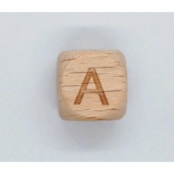 Cubic tr&aelig; perle bogstaver