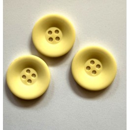 Klap 4 huls Gul 2,3 cm