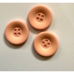 Klap 4 huls Fersken 2 cm