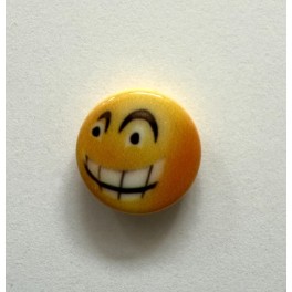 Smiley knap overrasket