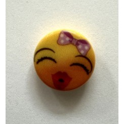 Smiley knap Kysse