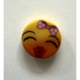 Smiley knap Kysse