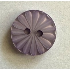 Knap 2 hul 13 mm blomst lyng