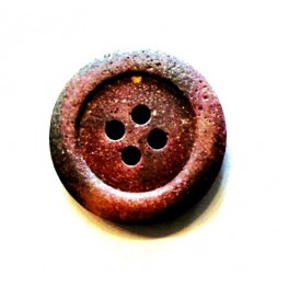 Lys Bordeaux knap 20 mm 4 hul