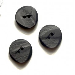 Sk&aelig;v S&oslash;lv / gr&aring; knap, 1,5 cm